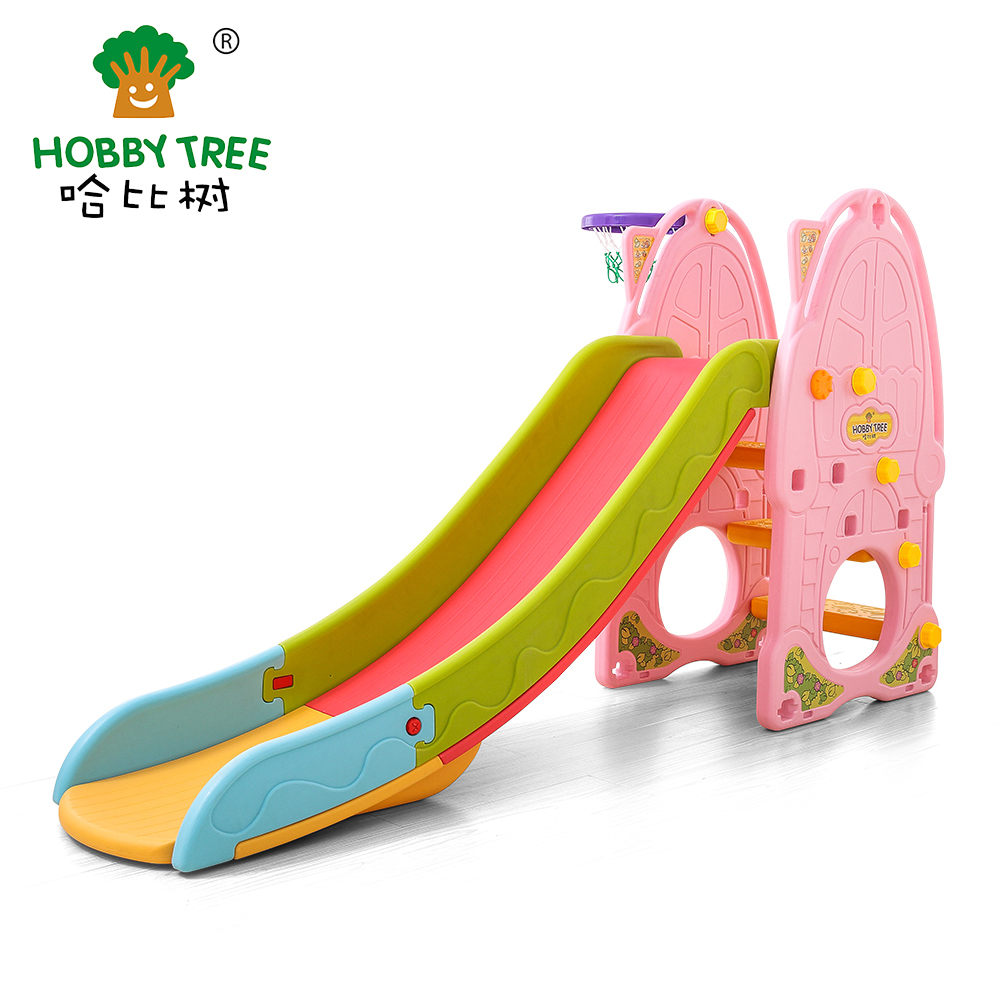 最经典的彩色家庭为儿童使用室内塑料滑梯WM21B143